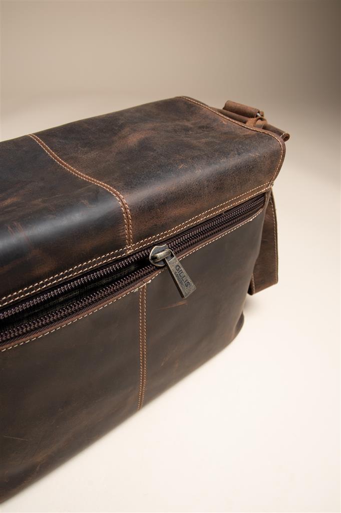 Leather Bag Full Frame Trafalgar vintage brown