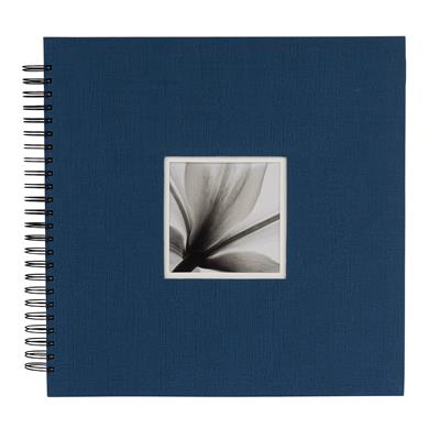 Spiralalbum UniTex 34x34 blau